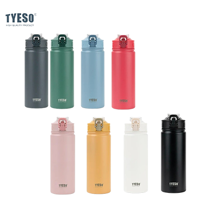 TYESO Wander Stainless Steel Sports Bottle With Straw 20oz Executive Corporate Gifts Singapore