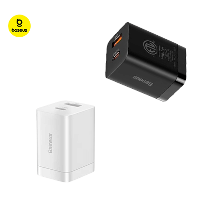 Baseus Super Si Pro Dual Port Fast Charger 30W Executive Gifts Singapore