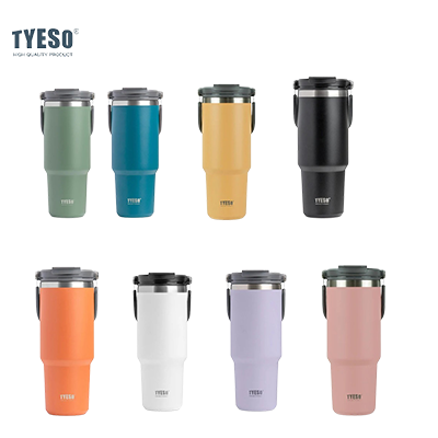 TYESO ROAM Stainless Steel Tumbler with 2-in-1 Lid and Straw 30oz