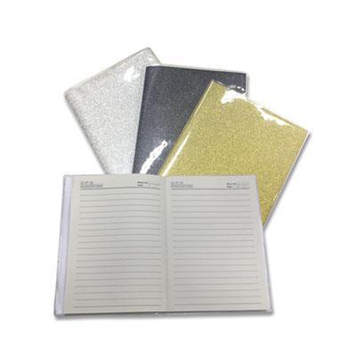 Shimmering NoteBook With Pvc Cover | AbrandZ Corporate Gifts