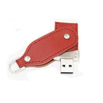 Swivel and Hook Leather USB Drive | AbrandZ Corporate Gifts