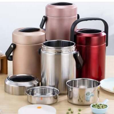 1600ml Stainless Steel Thermal Bento Box Executive Corporate Gifts Singapore
