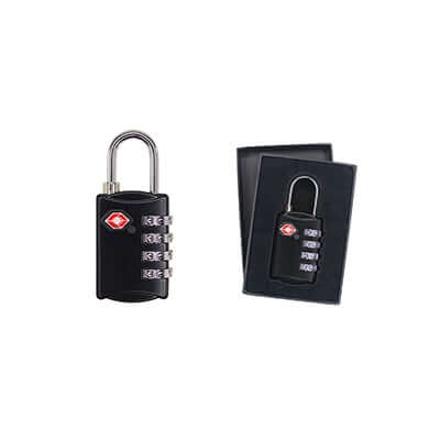 4-Dial Combination TSA Padlock Executive Corporate Gifts Singapore