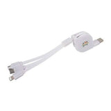 3 in 1 Retractable Cable with Type C | AbrandZ Corporate Gifts