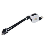 3 in 1 Retractable Cable with Type C | AbrandZ Corporate Gifts