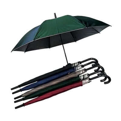 24" Regular Auto Open Straight Umbrella with UV Coated Executive Corporate Gifts Singapore