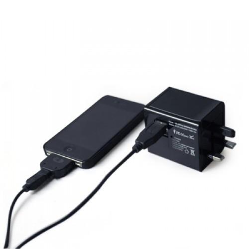 Universal AC USB Charger with Power Bank Executive Corporate Gifts Singapore