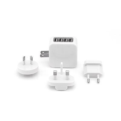 Universal Travel Adaptor with 4 USB Hub Executive Corporate Gifts Singapore