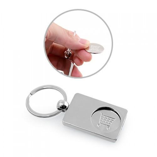 Unocom Keychain With Trolley Coin Executive Corporate Gifts Singapore