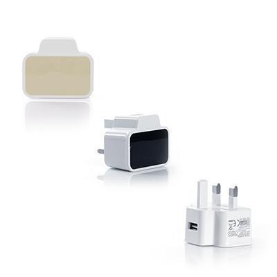USB Power Adaptor Plug with LED Light Executive Gifts Singapore