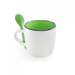 Victoria Ceramic Mug with Spoon | AbrandZ.com