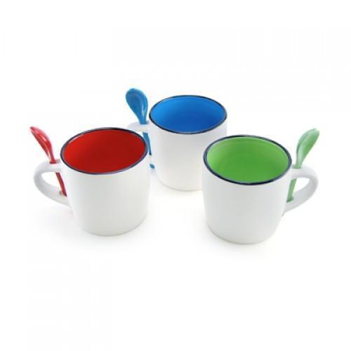 Victoria Ceramic Mug with Spoon Executive Corporate Gifts Singapore