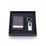 Voyaran Double Side Name Card Holder With Keychain | AbrandZ.com