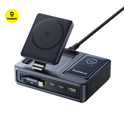 Baseus Nomos 5-in-1 Desktop Charger Qi2 140W Executive Gifts Singapore