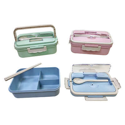 Wheat Straw Bento Lunch Box with handle Executive Corporate Gifts Singapore