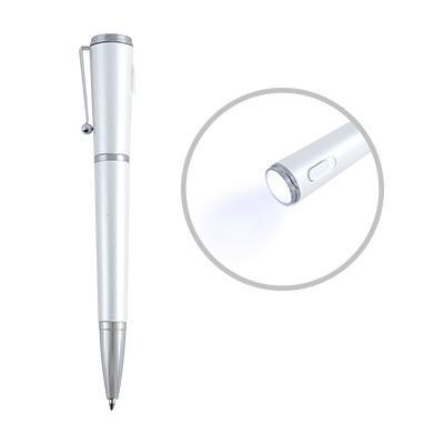 White Ball Pen With Torchlight Executive Gifts Singapore
