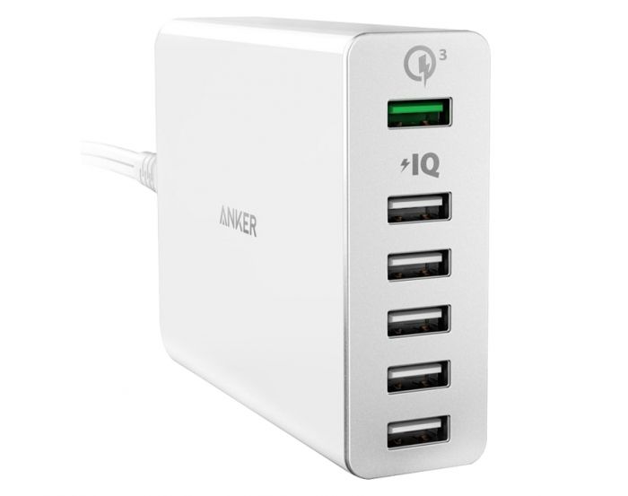 Anker PowerPort+ 6 Ports 60W With Quick Charge 3.0 Charging Station Executive Gifts Singapore
