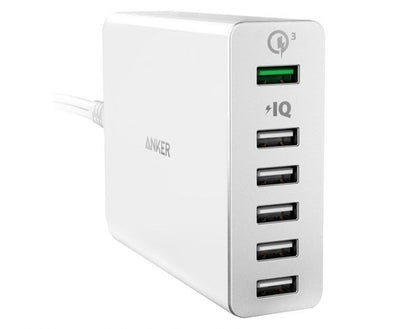 Anker PowerPort+ 6 Ports 60W With Quick Charge 3.0 Charging Station Executive Gifts Singapore