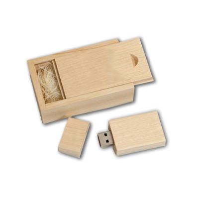 Wooden Rectangle USB Flash Drive Executive Corporate Gifts Singapore