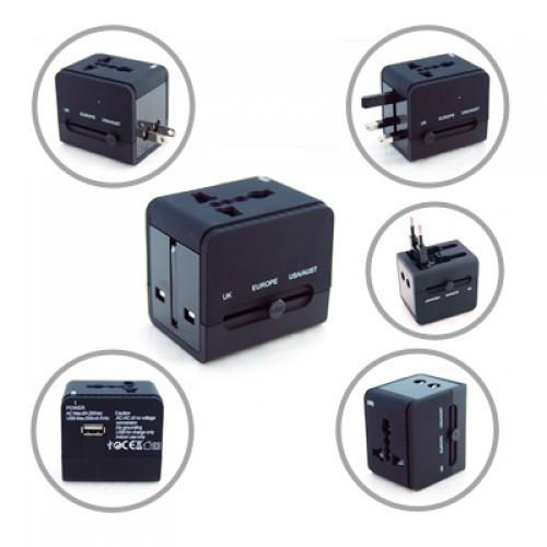 Worldwide Travel Adaptor with USB Hub Executive Corporate Gifts Singapore