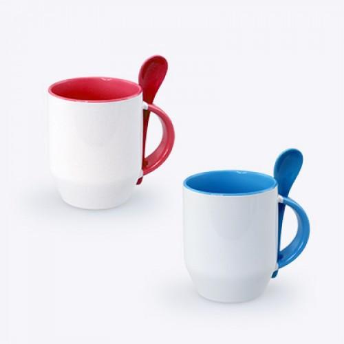 Zecore Sublimation Mug With Spoon Executive Corporate Gifts Singapore