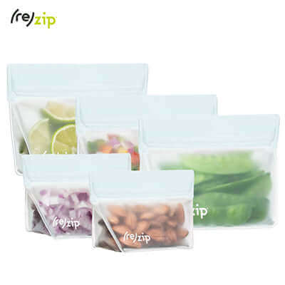 Rezip 5-piece Stand-Up Leakproof Reusable Storage Bag Starter Kit Executive Corporate Gifts Singapore