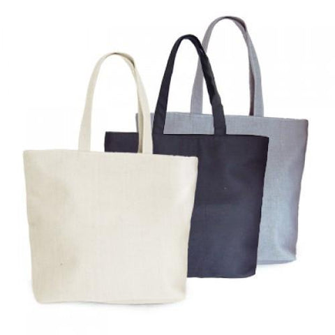 Zippered Eco Cotton Bag | AbrandZ.com