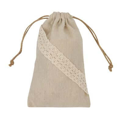 Jute Laced Drawstring Pouch | Executive Door Gifts