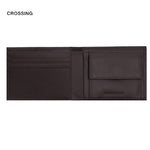Crossing Elite Slim Leather Wallet With Coin Pocket [5 Card Slots] RFID