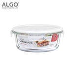 Algo Glass Round Container with Divider 950ml | Executive Door Gifts