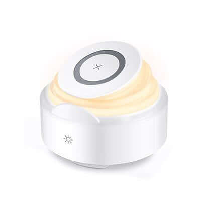 Bluetooth Speaker with Night Light and Wireless Charger