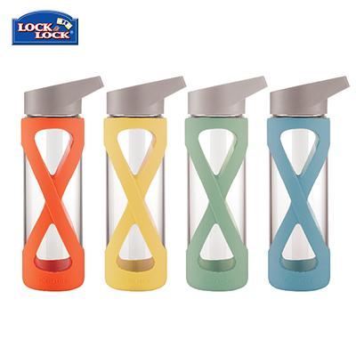 Lock & Lock X-Shape Glass Water Bottle 510ml | Executive Door Gifts