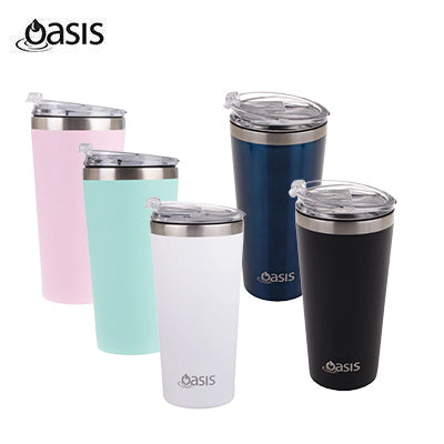 Oasis Stainless Steel Insulated Tumbler With Tritan Lid 480ML