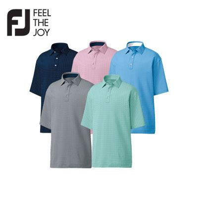 Footjoy Stretch Lisle Dot Print Polo T-Shirt | Executive Door Gifts