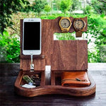 Eco-Friendly Wooden Docking Station Organizer | Executive Door Gifts