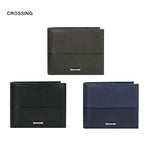 Crossing Infinite Bi-Fold Leather Wallet [12 Card Slots] RFID
