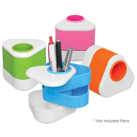 Pen Holder with Storage Area