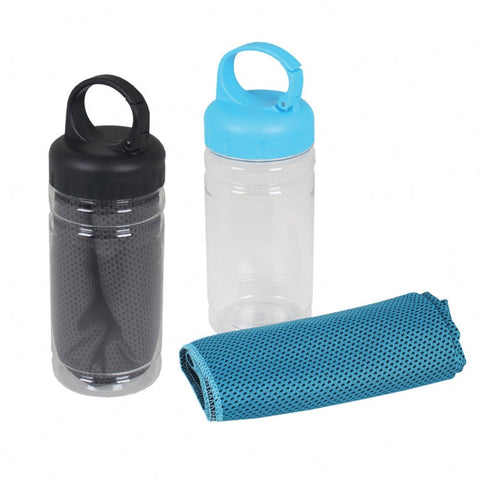 Cooling Sport Towel with Bottle Packaging