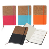 PU Notebook with Cork Design
