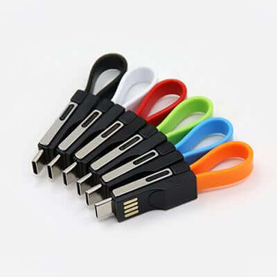 3 in 1 Magnetic Keychain USB Charging Cable | Executive Door Gifts