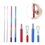 Stainless Steel Telescopic Drinking Straw | Executive Door Gifts