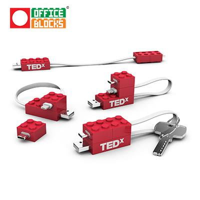 Office Blocks Mobile Charging Cable Set | Executive Door Gifts