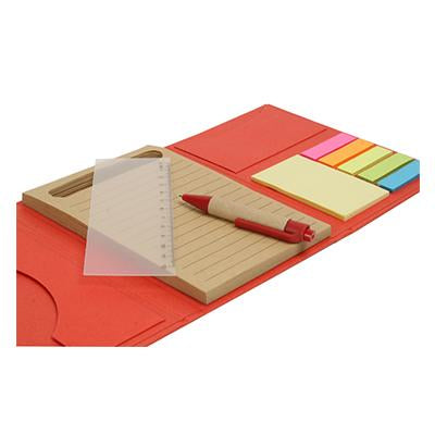 Eco Notebook with Post it note and Pen | Executive Door Gifts