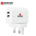 SKROSS 2 Port USB Charger - UK | Executive Door Gifts