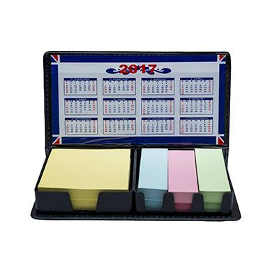 Notepad, Coloured Post-it flag with Calendar Memo Holder | Executive Door Gifts