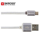 SKROSS Micro USB Cable - Steel Line | Executive Door Gifts
