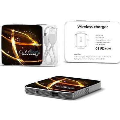 Wireless Charger with Metallic Plating | Executive Door Gifts