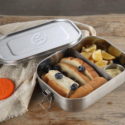 Stainless Steel Food Container Lunch Box with Compartment | Executive Door Gifts