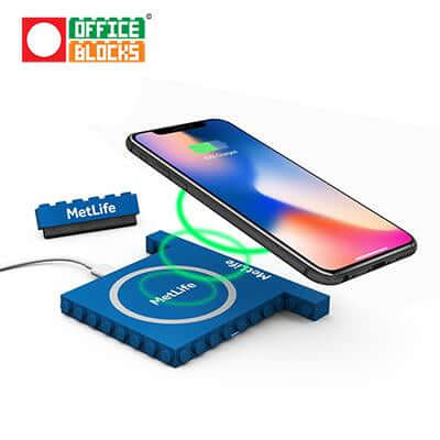 Office Blocks Wireless Charger 3 in 1 | Executive Door Gifts