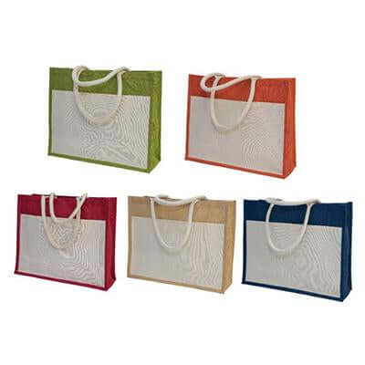 Eco-Friendly A3 Jute Bag with Pocket | Executive Door Gifts